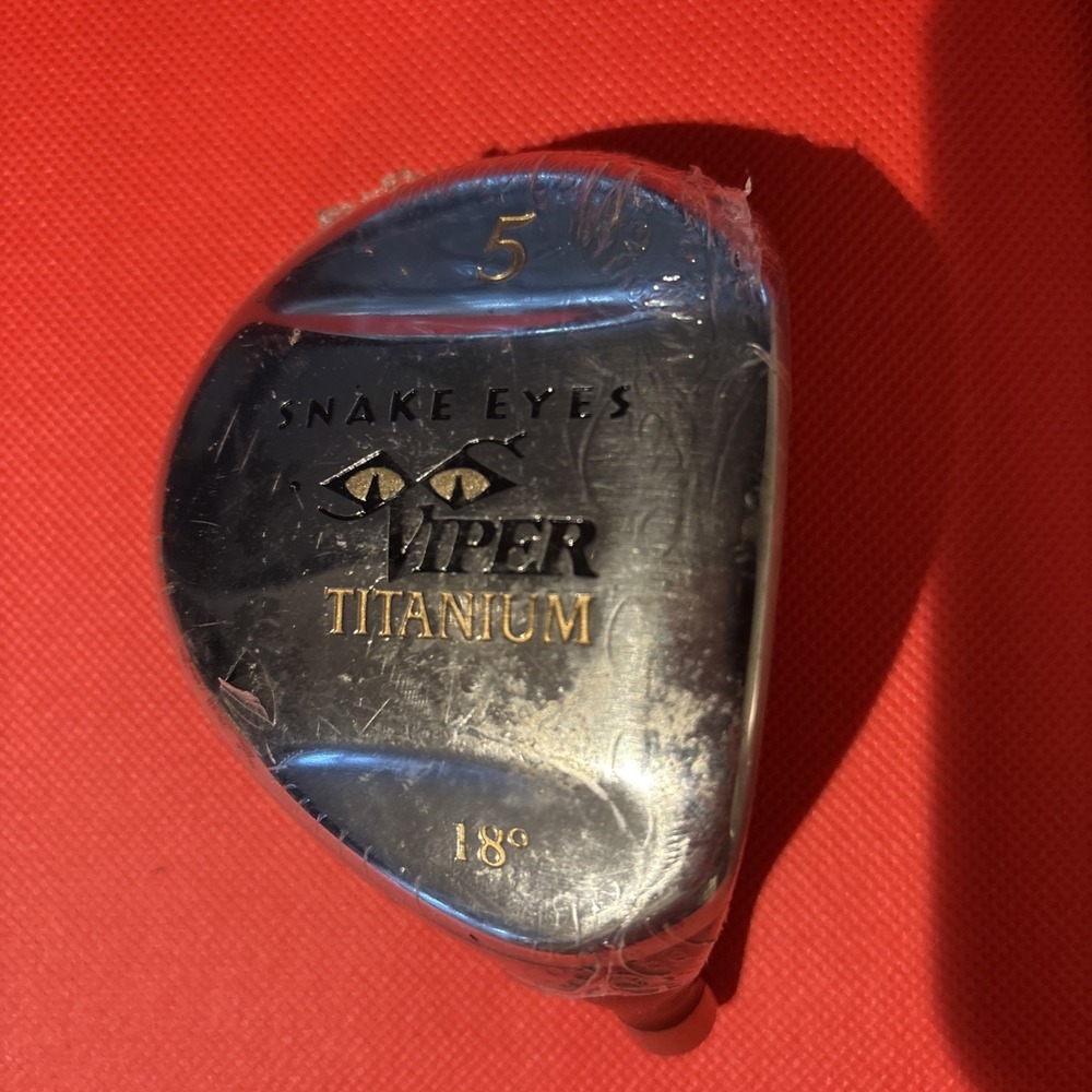 Snake Eyes Viper titanium driver 18* RH #5 - Head Only